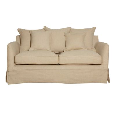 Noosa Hamptons 2 Seat Sofa Beige