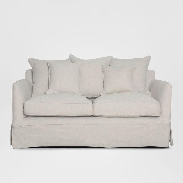 Noosa Hamptons 2 Seat Sofa Beige