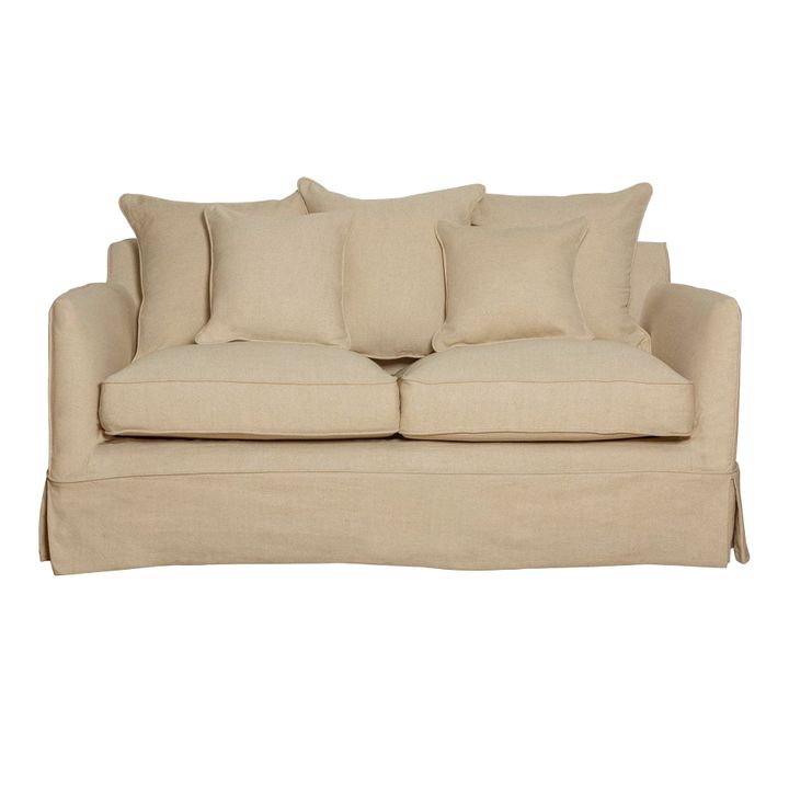 Noosa Hamptons 2 Seat Sofa Beige