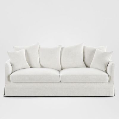 Noosa Hamptons 3 Seat Sofa Ivory