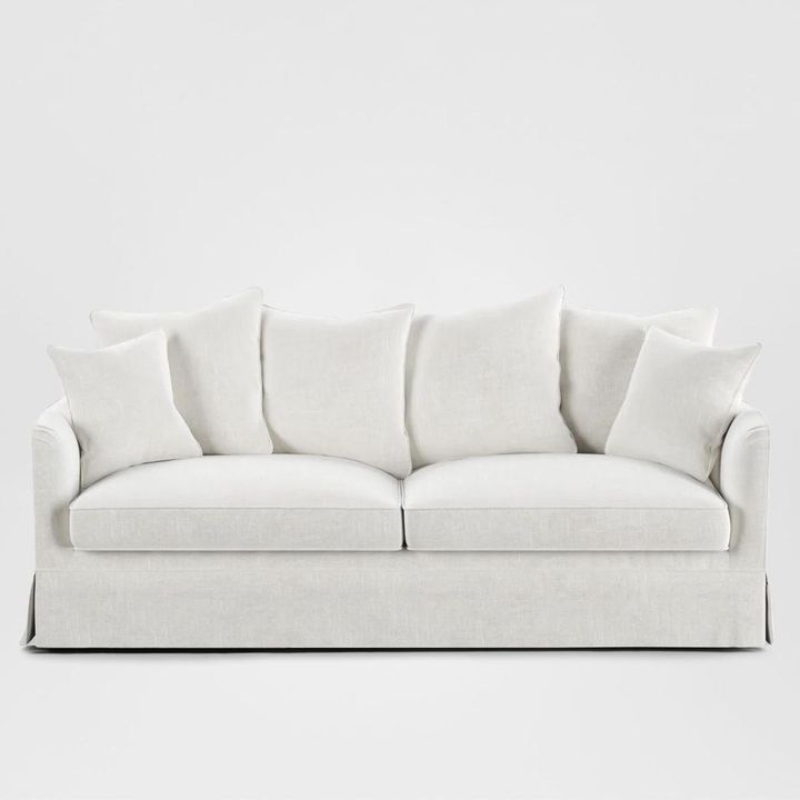 Noosa Hamptons 3 Seat Sofa Ivory