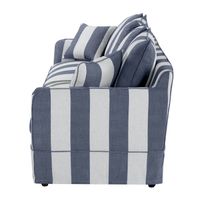 Noosa Hamptons 3 Seat Sofa Denim/Cream Stripe