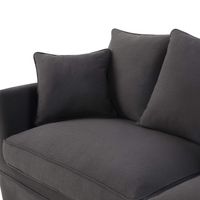 Noosa Hamptons 3 Seat Queen Sofa Bed Charcoal