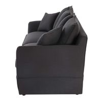 Noosa Hamptons 3 Seat Queen Sofa Bed Charcoal