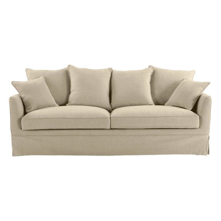 Noosa Hamptons 3 Seat Queen Sofa Bed Beige