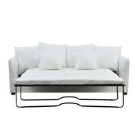 Noosa Hamptons 3 Seat Queen Sofa Bed Sky Blue Stripe