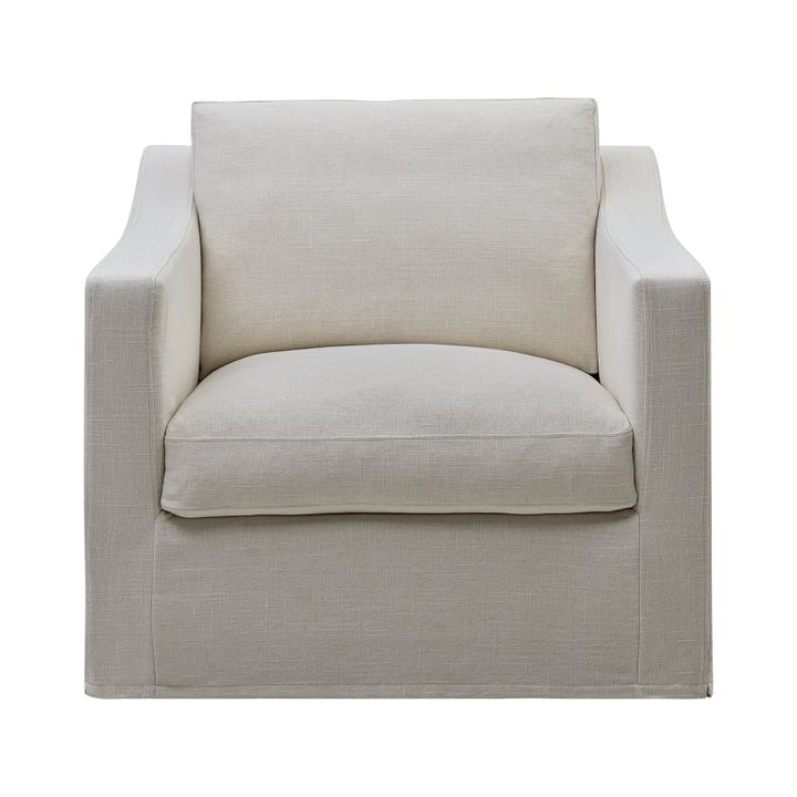 Clovelly Hamptons Armchair Ivory