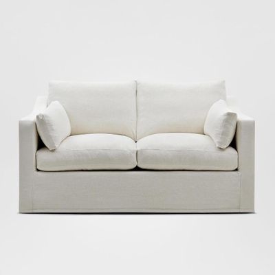 Clovelly Hamptons 2 Seat Sofa Ivory