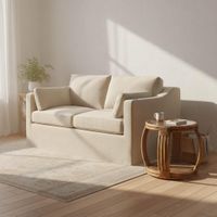 Clovelly Hamptons 2 Seat Sofa Natural
