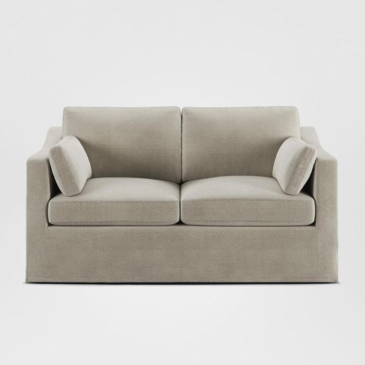 Clovelly Hamptons 2 Seat Sofa Natural