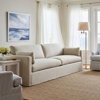 Clovelly Hamptons 3 Seat Sofa Ivory