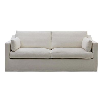 Clovelly Hamptons 3 Seat Sofa Ivory