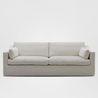 Clovelly Hamptons 3 Seat Sofa Ivory