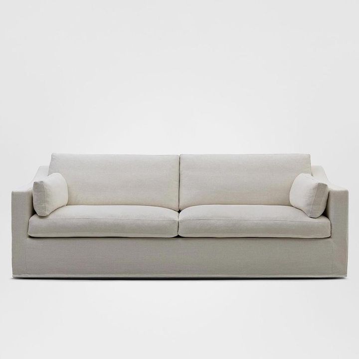 Clovelly Hamptons 3 Seat Sofa Ivory