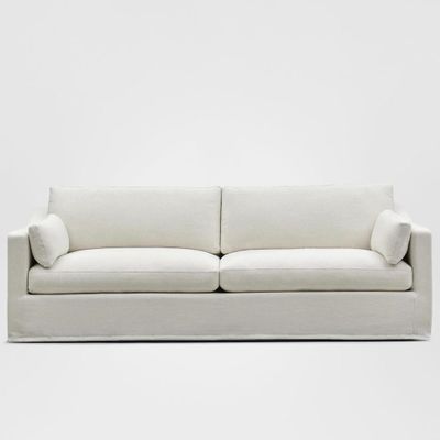 Clovelly Hamptons 4 Seat Sofa Ivory