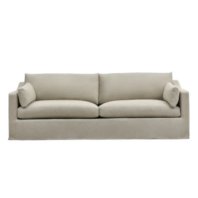 Clovelly Hamptons 3 Seat Sofa Natural