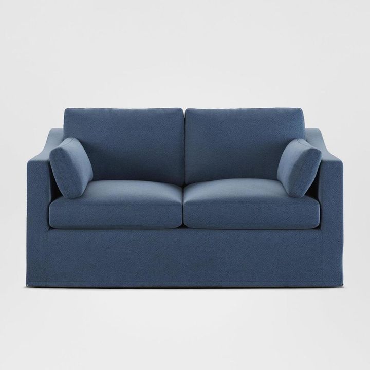 Clovelly Hamptons 2 Seat Sofa Navy
