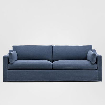 Clovelly Hamptons 3 Seat Sofa Navy