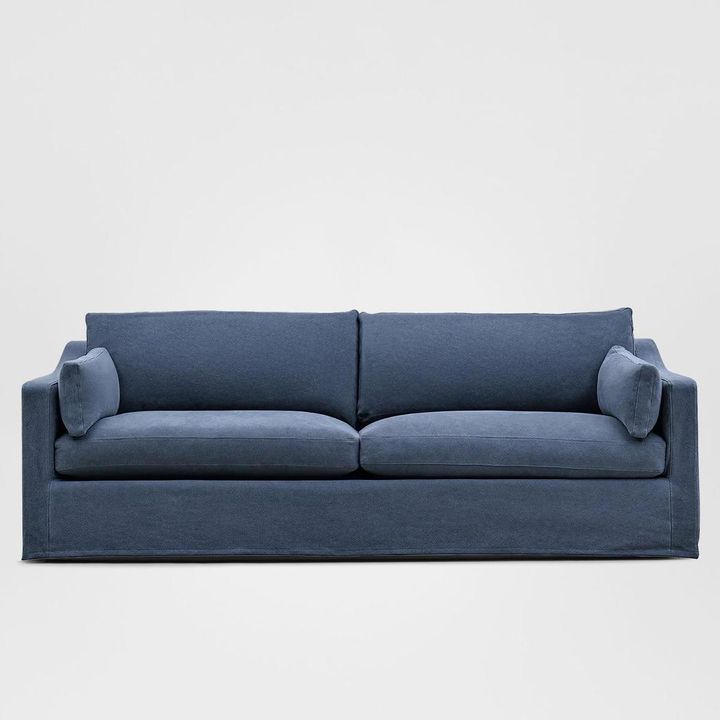 Clovelly Hamptons 3 Seat Sofa Navy