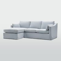 Clovelly 3 Seater Left Chaise Sofa Beach