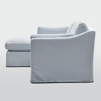 Clovelly 3 Seater Left Chaise Sofa Beach