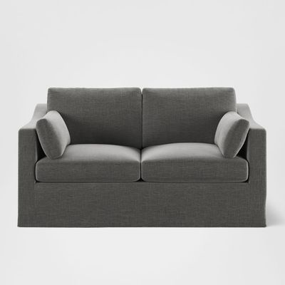 Clovelly Hamptons 2 Seat Sofa Storm