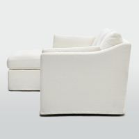 Clovelly 3 Seater Left Chaise Sofa Ivory