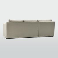 Clovelly 3 Seater Left Chaise Sofa Natural