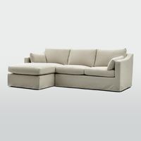 Clovelly 3 Seater Left Chaise Sofa Natural