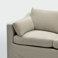 Clovelly 3 Seater Right Chaise Sofa Natural