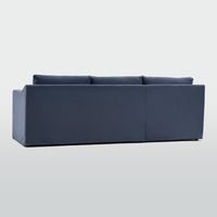 Clovelly 3 Seater Left Chaise Sofa Navy