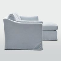 Clovelly 3 Seater Right Chaise Sofa Beach