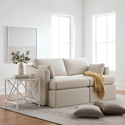 Clovelly Double Chaise Daybed Natural