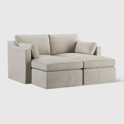 Clovelly Double Chaise Daybed Natural