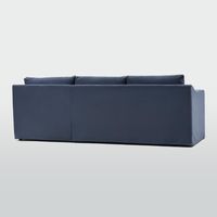 Clovelly 3 Seater Right Chaise Sofa Navy