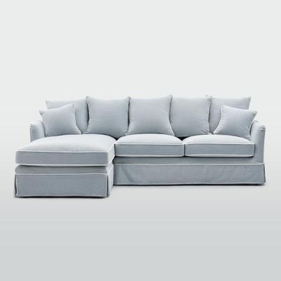 Noosa 3 Seater Left Chaise Sofa Beach