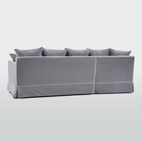 Noosa 3 Seater Left Chaise Sofa Grey