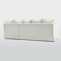 Noosa 3 Seater Right Chaise Sofa Ivory