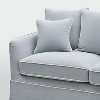 Noosa 3 Seater Right Chaise Sofa Beach