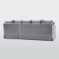 Noosa 3 Seater Right Chaise Sofa Grey