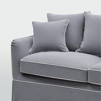 Noosa 3 Seater Right Chaise Sofa Grey