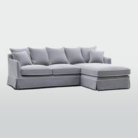 Noosa 3 Seater Right Chaise Sofa Grey