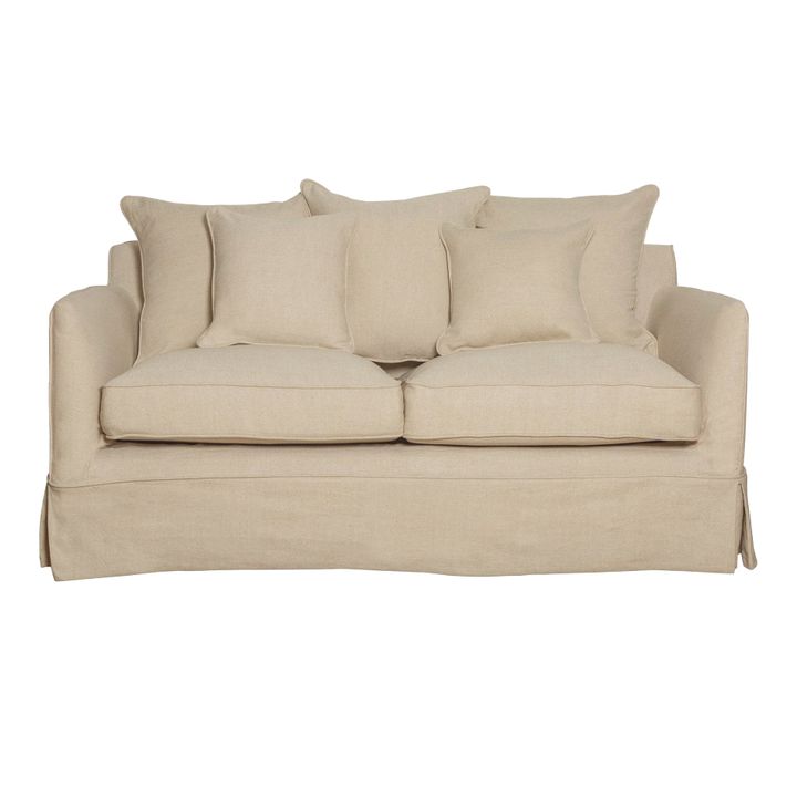 Noosa Hamptons 2.5 Seat Sofa Bed Beige