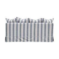 Noosa Hamptons 2.5 Seat Sofa Blue Sky Stripe