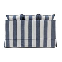 Noosa Hamptons 2 Seat Sofa Denim/Cream