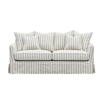 Noosa Hamptons 3 Seat Sofa Natural Stripe