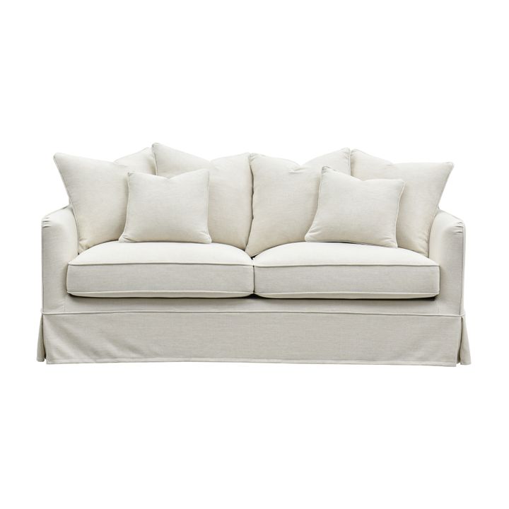 Noosa Hamptons 2.5 Seat Sofa Ivory