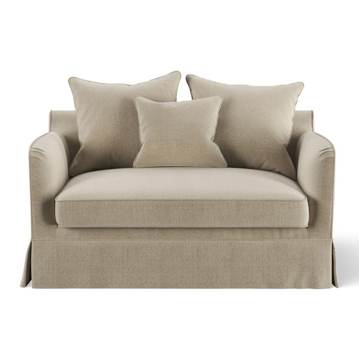 Noosa Hamptons 1.5 Seat Sofa Bed Beige