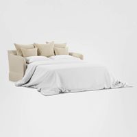 Noosa Hamptons 2 Seat Sofa Bed Beige