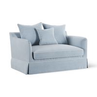 Noosa Hamptons 1.5 Seat Sofa Bed Blue Sky